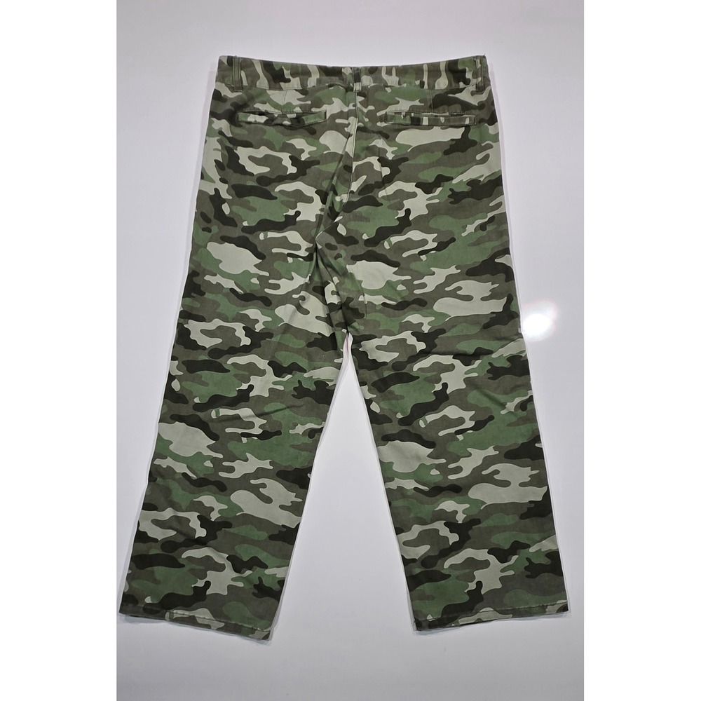 Empyre Cassia Straight Crop Camo Pants Women's Size 11 Green - Picture 2 of 7